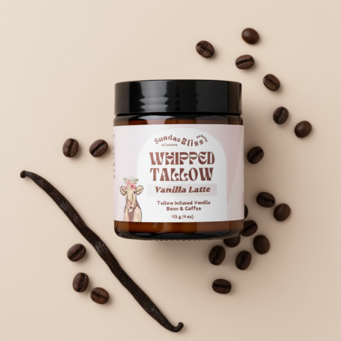 Vanilla Latte Tallow Body Cream