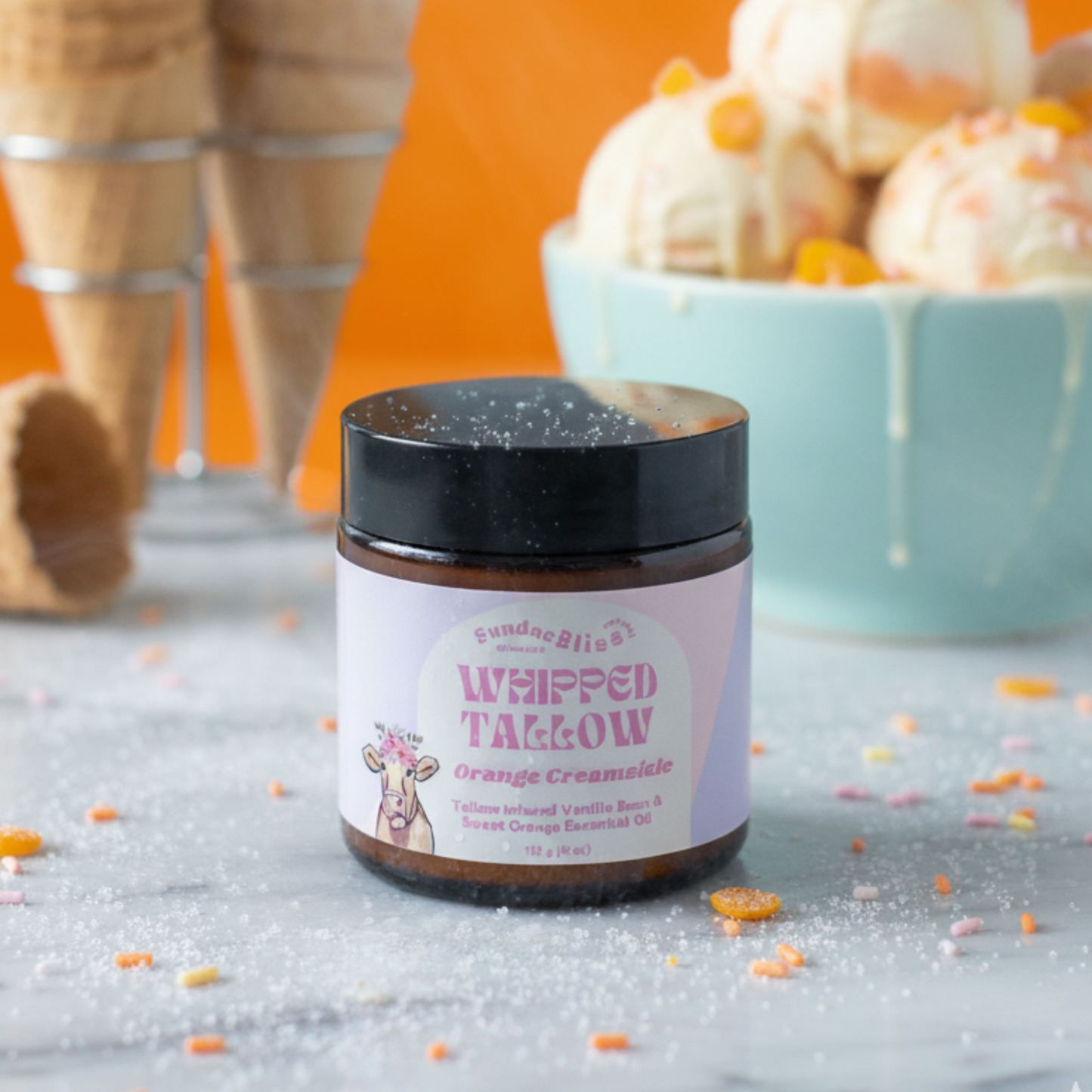 Orange Creamsicle Tallow Body Cream