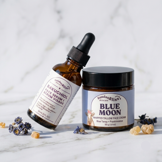 Retinol Reset Duo - Blue Moon Tallow + Bakuchiol Face Serum