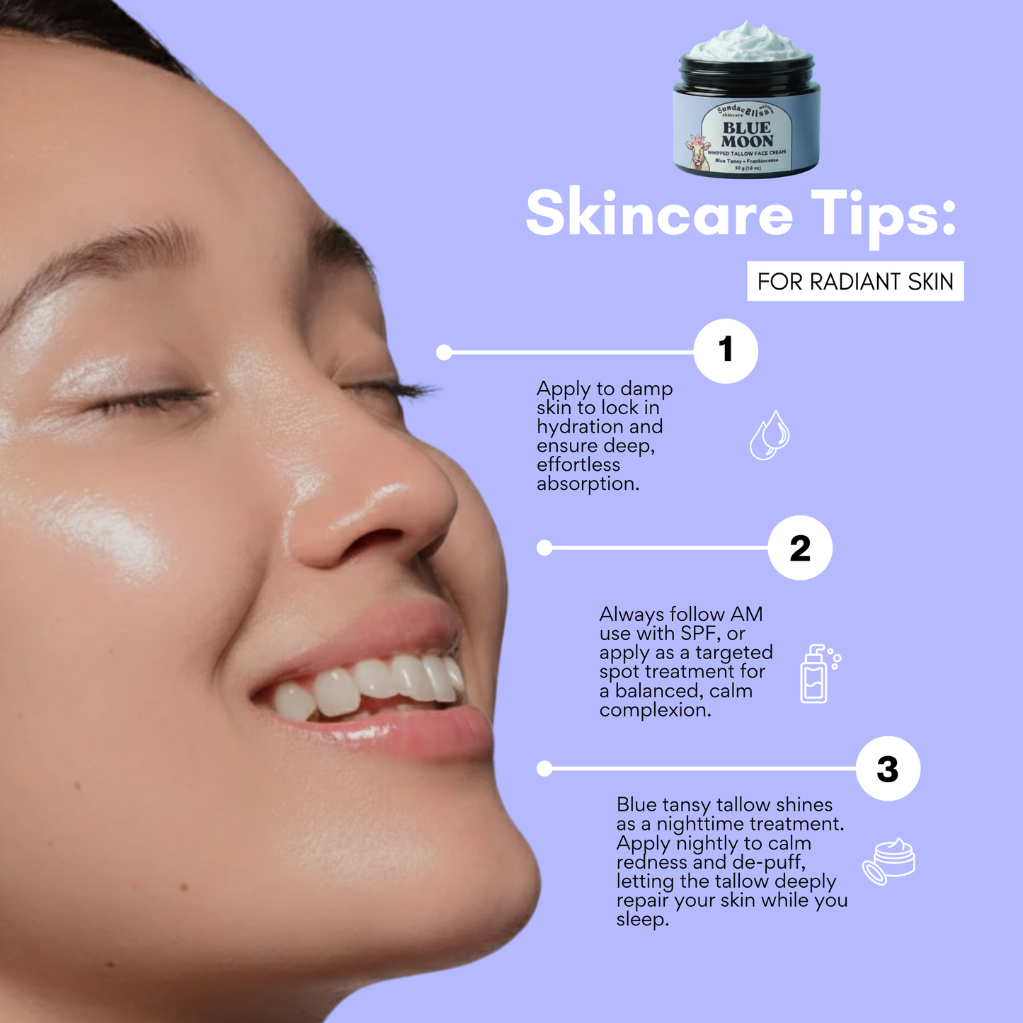 Blue Moon Whipped Tallow Face Cream