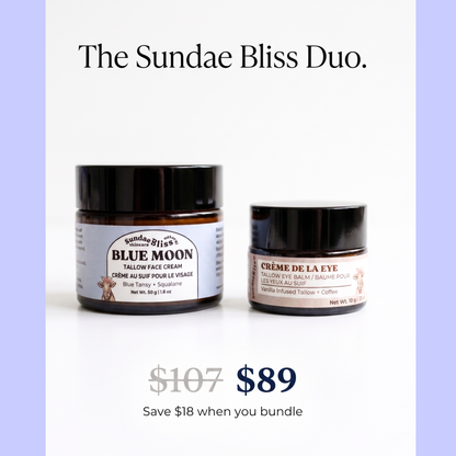 Sundae Bliss Duo - Blue Moon + Tallow Eye Cream