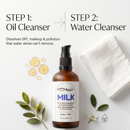 Sundae Bliss Milk Cleanser | Oil-to-Milk Double Cleanser