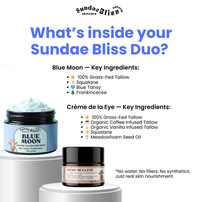 Sundae Bliss Duo - Blue Moon + Tallow Eye Cream