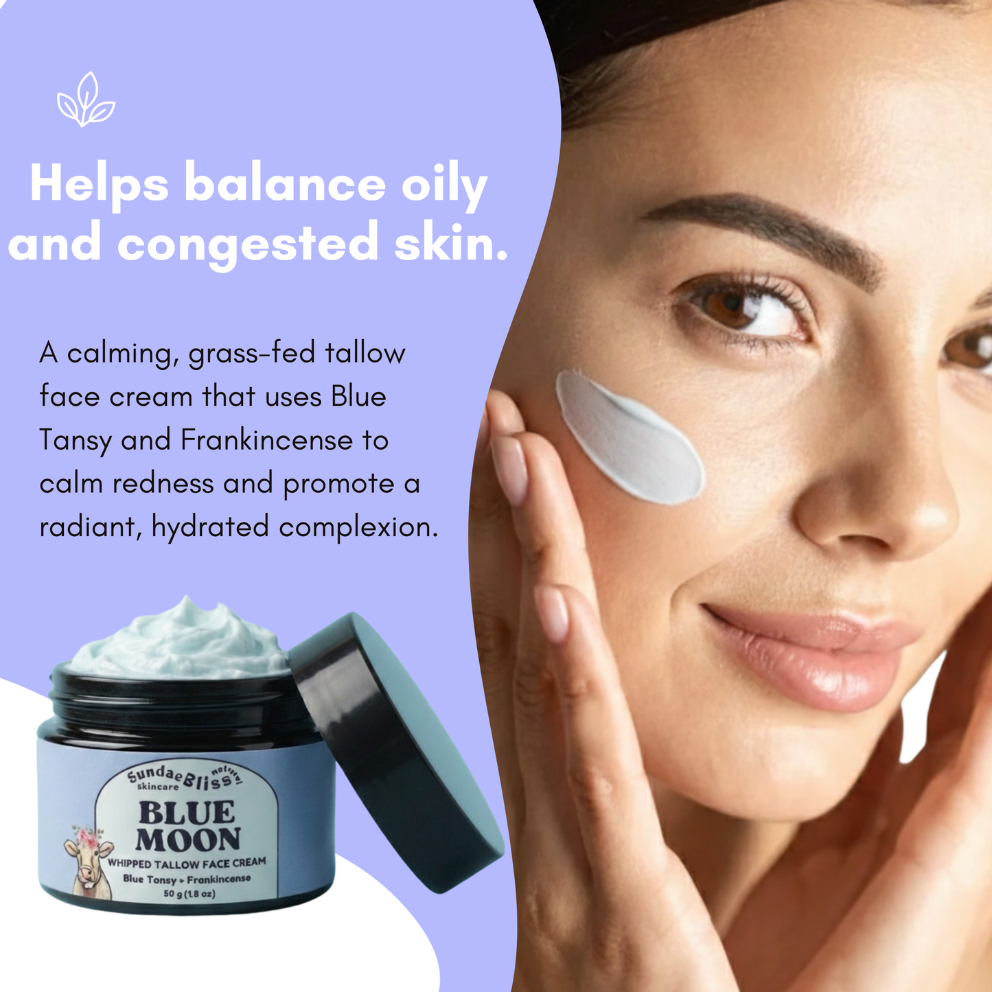 Blue Moon Whipped Tallow Face Cream