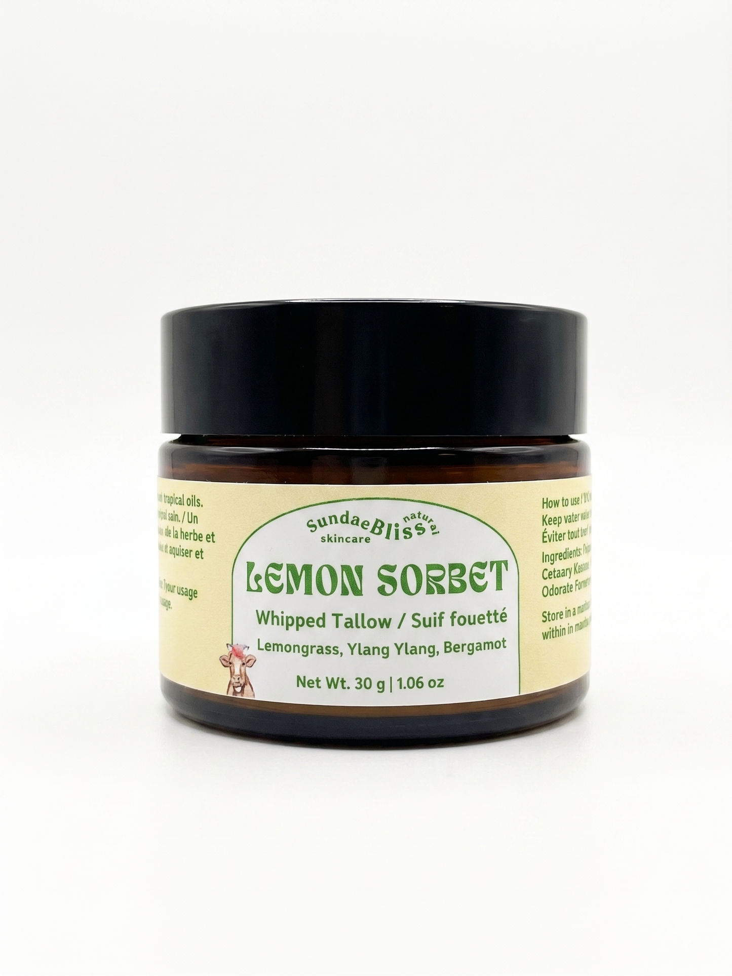 Lemon Sorbet Tallow Body Cream